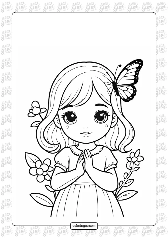 Girls Coloring Pages 10 1 girls coloring pages 10