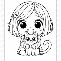 girls coloring pages 12