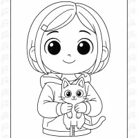 girls coloring pages 13