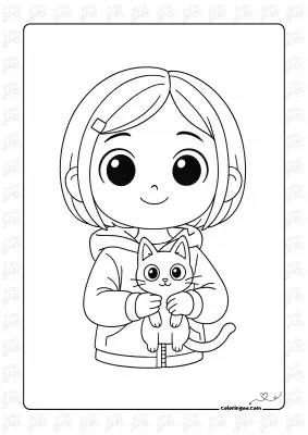 Girls Coloring Pages 13