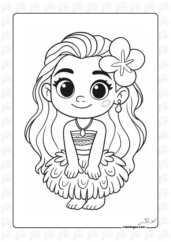 girls coloring pages 16
