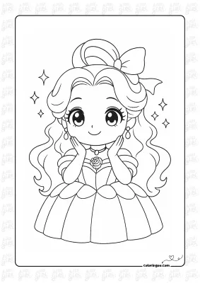 Girls Coloring Pages 17