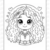 girls coloring pages 19