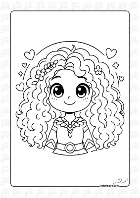 Girls Coloring Pages 19