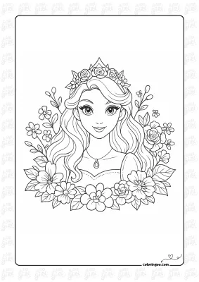 Girls Coloring Pages 21
