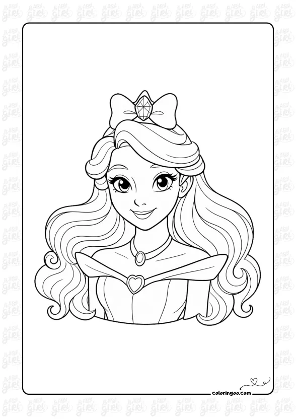 girls coloring pages 22