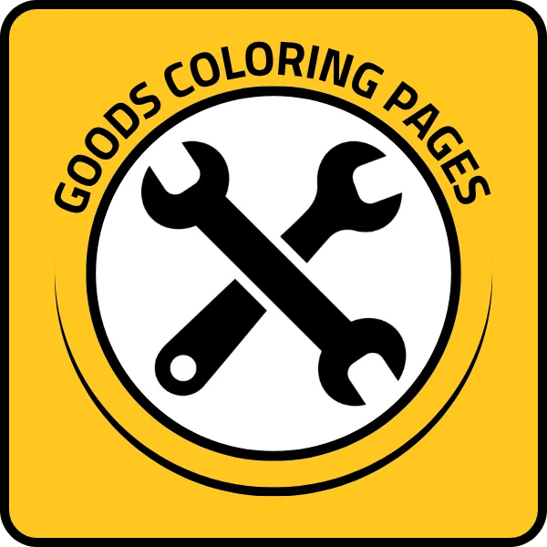 Free Printable Coloring Pages for Kids 153 goods yellow button