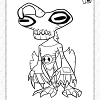 Grey Jaws Biomnitrix Coloring Pages 32 grey jaws biomnitrix coloring pages