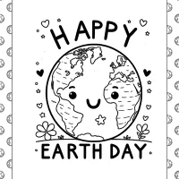 Happy Earth Day Coloring Sheet 14 happy earth day coloring sheet