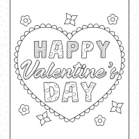 happy valentines day card