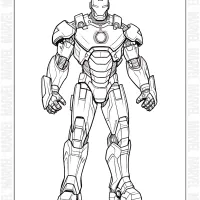 iron man coloring sheet