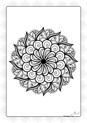 Mandala Pdf Coloring Pages 77