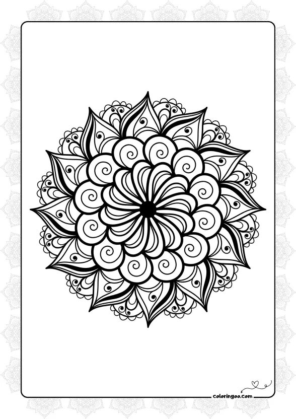mandala pdf coloring pages 77