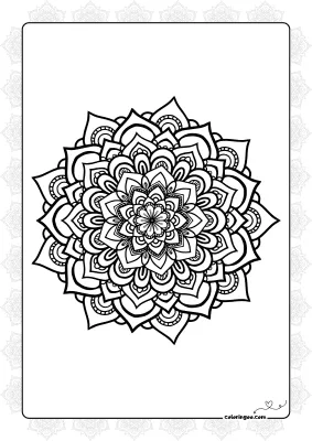 Mandala Pdf Coloring Pages 78
