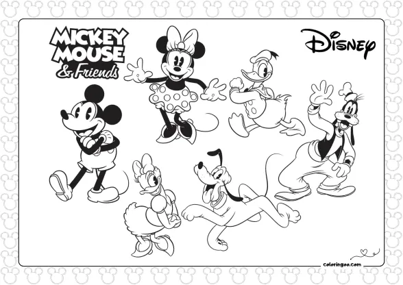 mickey mouse and friends