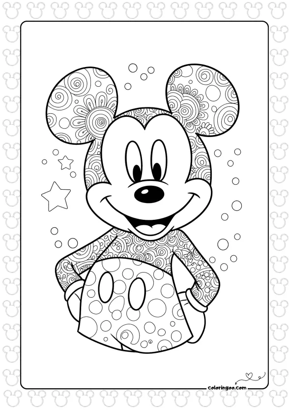mickey mouse mandala