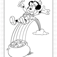 mickey mouse st patrick day