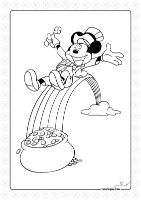 Mickey Mouse St. Patrick Day