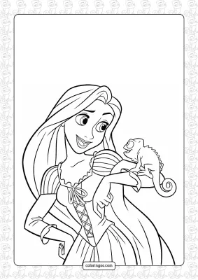 Pascal on Rapunzel’s Arm