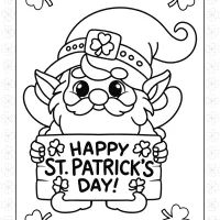 patricks day cartoon grome