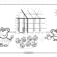 peppa pig tracing activity worksheet