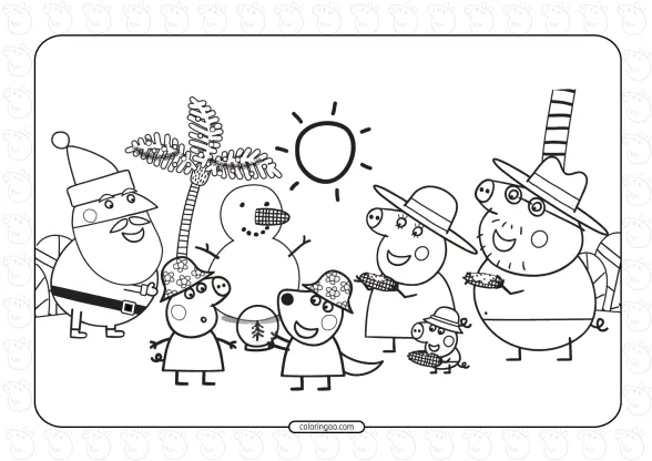 Peppa Pig Winter Fun 1 peppa pig winter fun