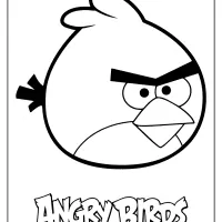 printable angry birds red pdf coloring page