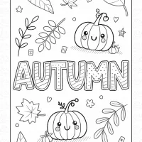 Printable Autumn Coloring Pages for Kids 9 printable autumn coloring pages for kids