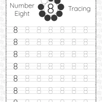 printable dotted number 8 tracing pdf worksheet