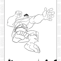 printable hulk coloring pages