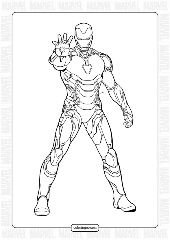 Printables Iron Man Coloring Pages 1 printables iron man coloring pages