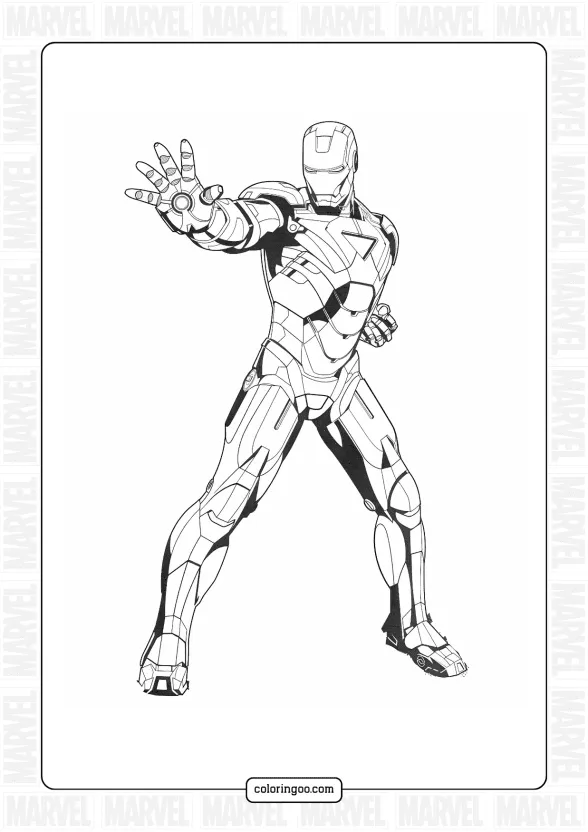 Printables Iron Man Coloring Sheet 1 printables iron man coloring sheet