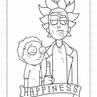rick and morty pdf coloring