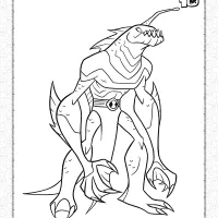 Ripjaws Omniverse Classic Coloring Page 43 ripjaws omniverse classic coloring page