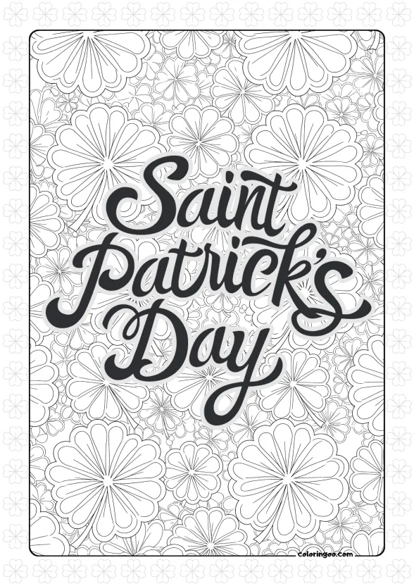 saint patricks day full of clover