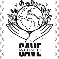 Save The World Coloring Page 13 save the world coloring page