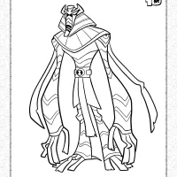 Snare Oh Omniverse Classic Coloring Page 22 snare oh omniverse classic coloring page