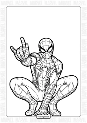 Spider-Man Printable Coloring Pages