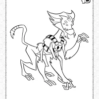 Spidermonkey Omniverse Coloring Page 20 spidermonkey omniverse classic coloring page