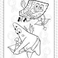 spongebob and patrick star coloring pages