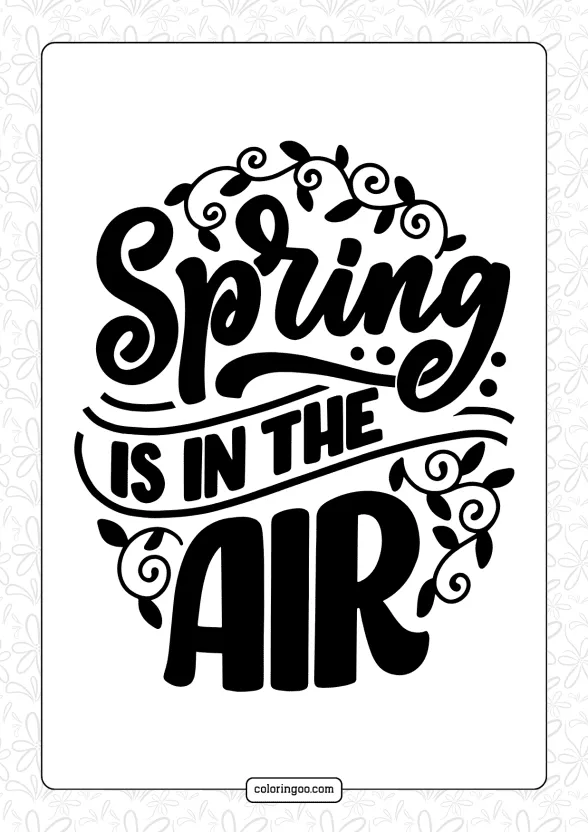 Spring Is In The Air 1 spring is in the air