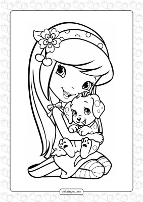 Strawberry Shortcake and Her Happy Pet