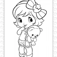strawberry shortcake with teddybear