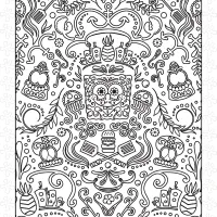 sugar sponge coloring page