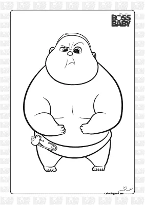 The Boss Baby Jimbo Coloring Page