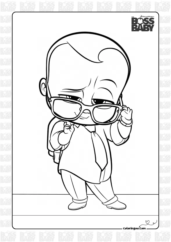 The Boss Baby Pdf Coloring Pages 1 the boss baby pdf coloring pages