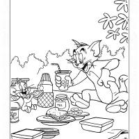 tom and jerry picnic