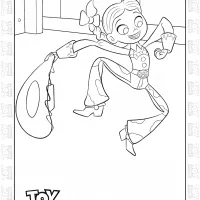 Toy Story Jessie Coloring Pages 4 toy story jessie coloring pages