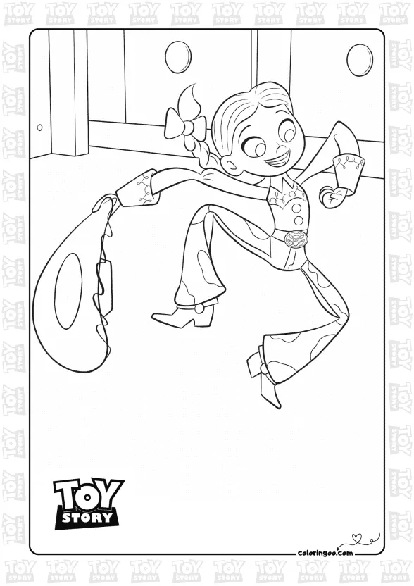 toy story jessie coloring pages