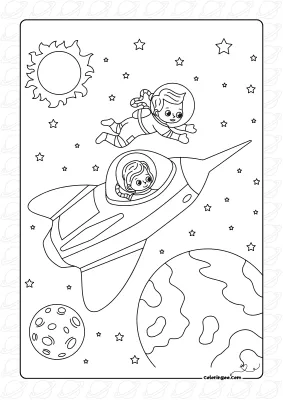 Two Friends In Space